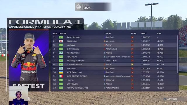 Dicas F1 2021 Japan Grid Pro kaduyyz onboard live