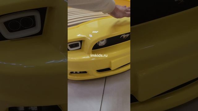 кровать машина 3д мустанг