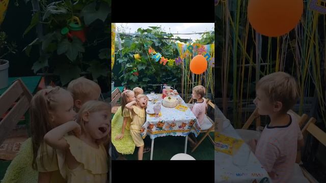 День рождения Тимоши🧡 три годика😉🎉