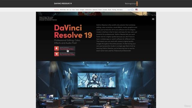 2 - How to Download your Free Copy of the latest DaVinci Resolve