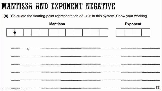 Mantissa and Exponent Review