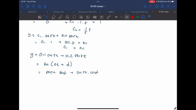 Persamaan Diferensial | Matematika Dasar 2A