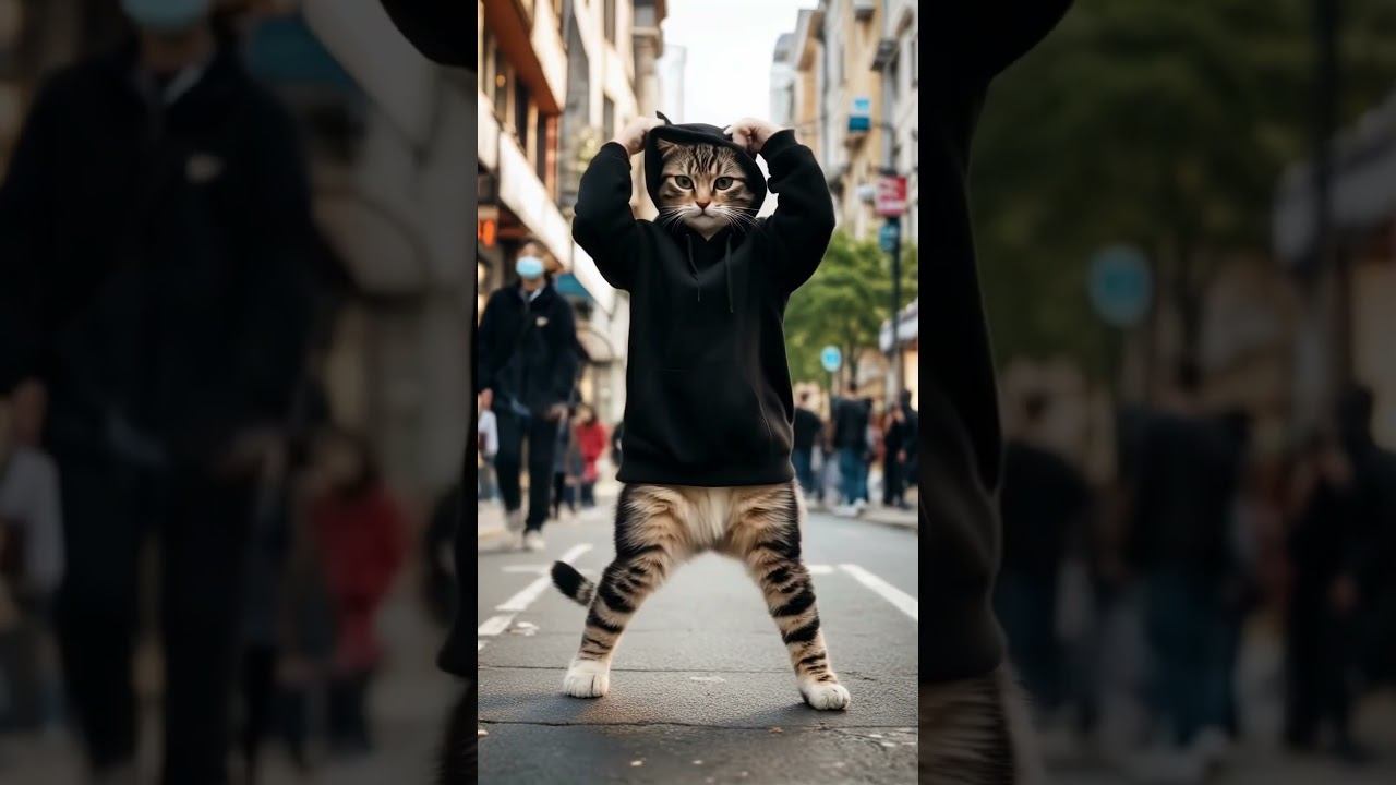 Dancing cat #ai #cats #aicat #cat #catcute #cutecat