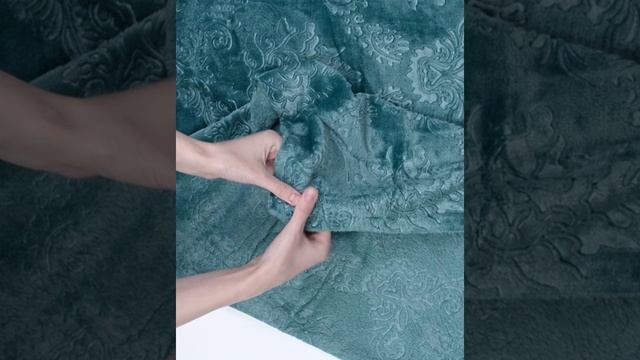 Мягкий плед Dzen Tour ( бирюзовый)