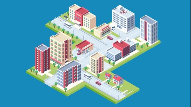 Motion Graphics Video | Isometric Building | After Effect | illustrator | Premiere Pro