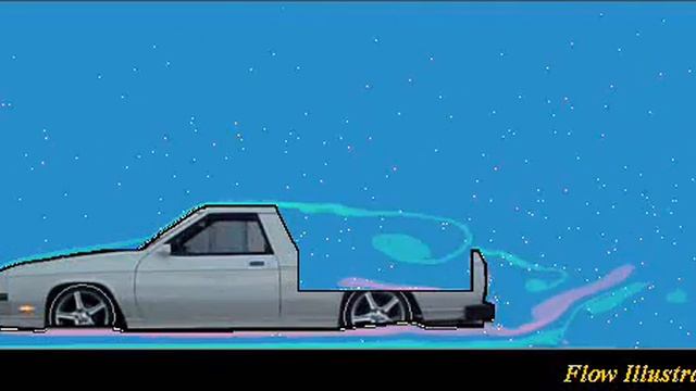 1984 Dodge Rampage "Ramlet" Areo testing simulator (Bed open, tailgate closed)