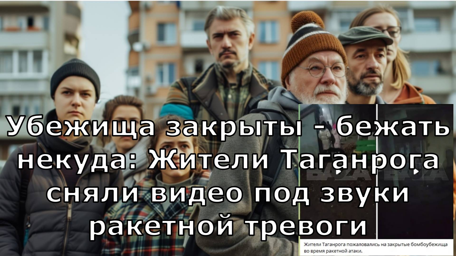 Убежища закрыты - бежать некуда: Жители Таганрога сняли видео под звуки ракетной тревоги