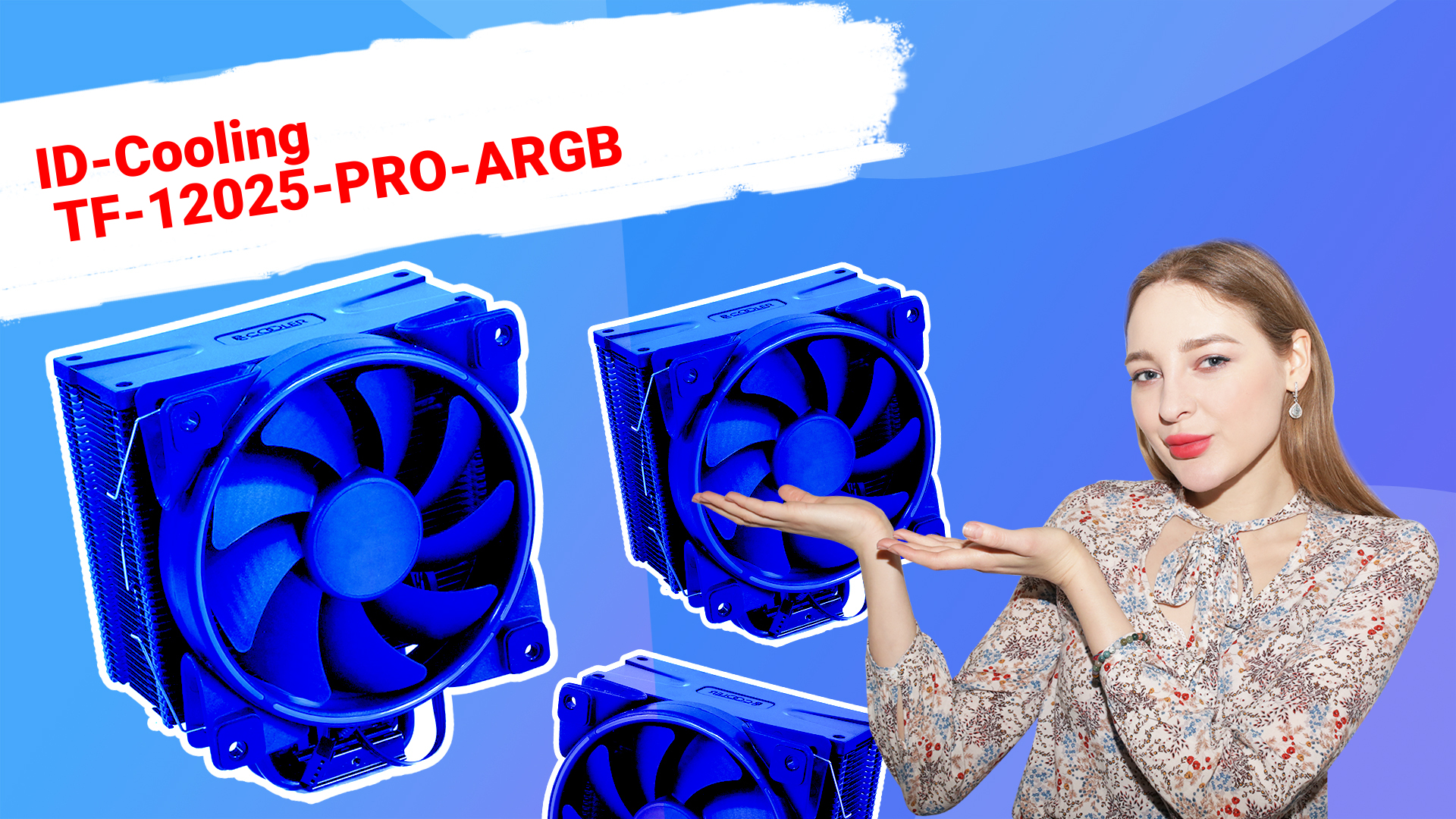 НИКС Компьютерный Супермаркет: видео про вентилятор ID-Cooling TF-12025-PRO-ARGB