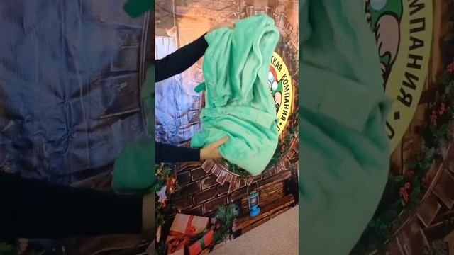 Новогодний подарок "Плед-подушка"