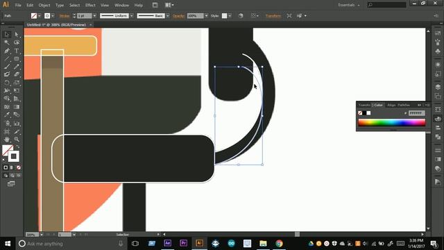 How to use ellipse tool and rectangle tool in illustrator.