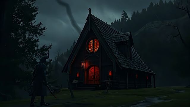 Gothic House in the Forest 4K