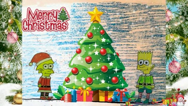 The Simpsons Big Movie my Christmas  drawings 3