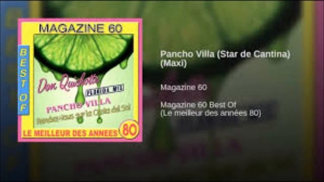 Pancho Villa   Magazine 60 intro dj