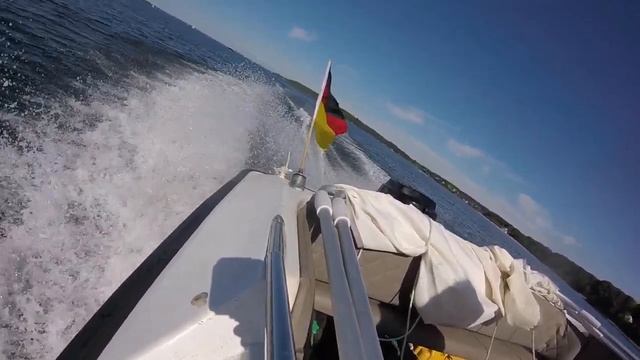 Mercury 50 test ride on german fjord