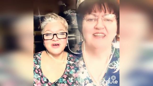 Звенит январская вьюга. Наталья Потаева дуэт Smule.