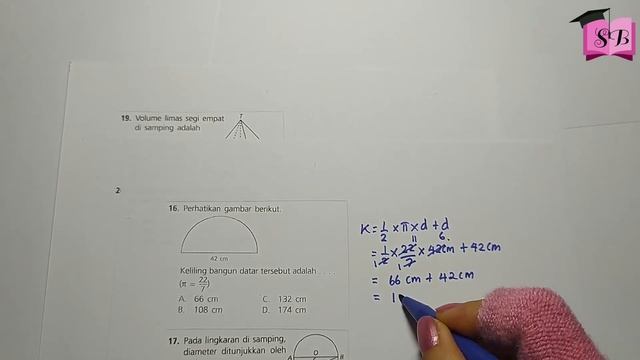 Jawaban buku SPM Plus US SD 2023, Paket soal I Matematika Bagian I No 11 - 20, Halaman 73 - 74.