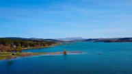 Симферопольское водохранилище c дрона.