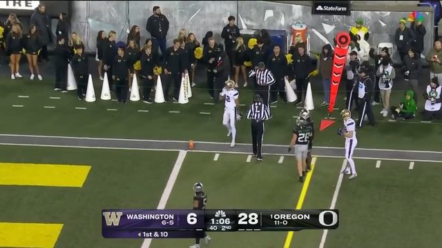 2024 NCAAF College Football (Week 14) - Washington Huskies at Oregon Ducks - Full Game Replay (HD)