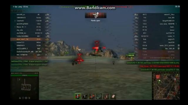 World of Tanks Первый бой на (КВ-85)