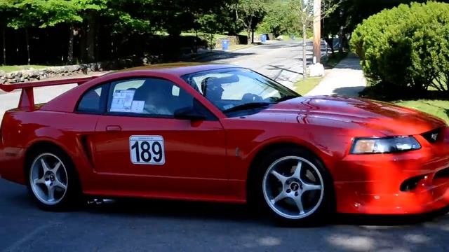 Rare Mustang Cobra R driving in Boston