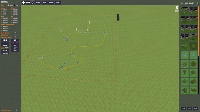 quick basic tutorial on spline and cones on a spline in velocidrone