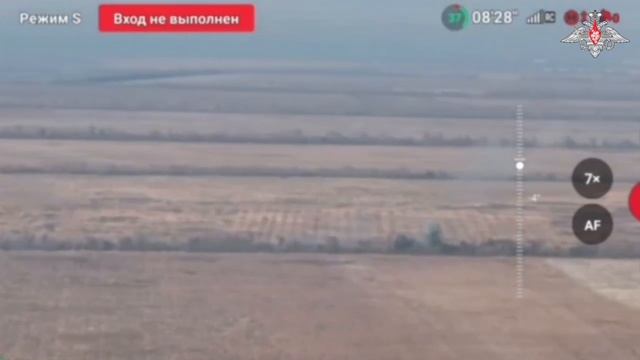 Прямой наводкой: танкисты группировки войск «Восток» уничтожили огневую позицию ВСУ !!!