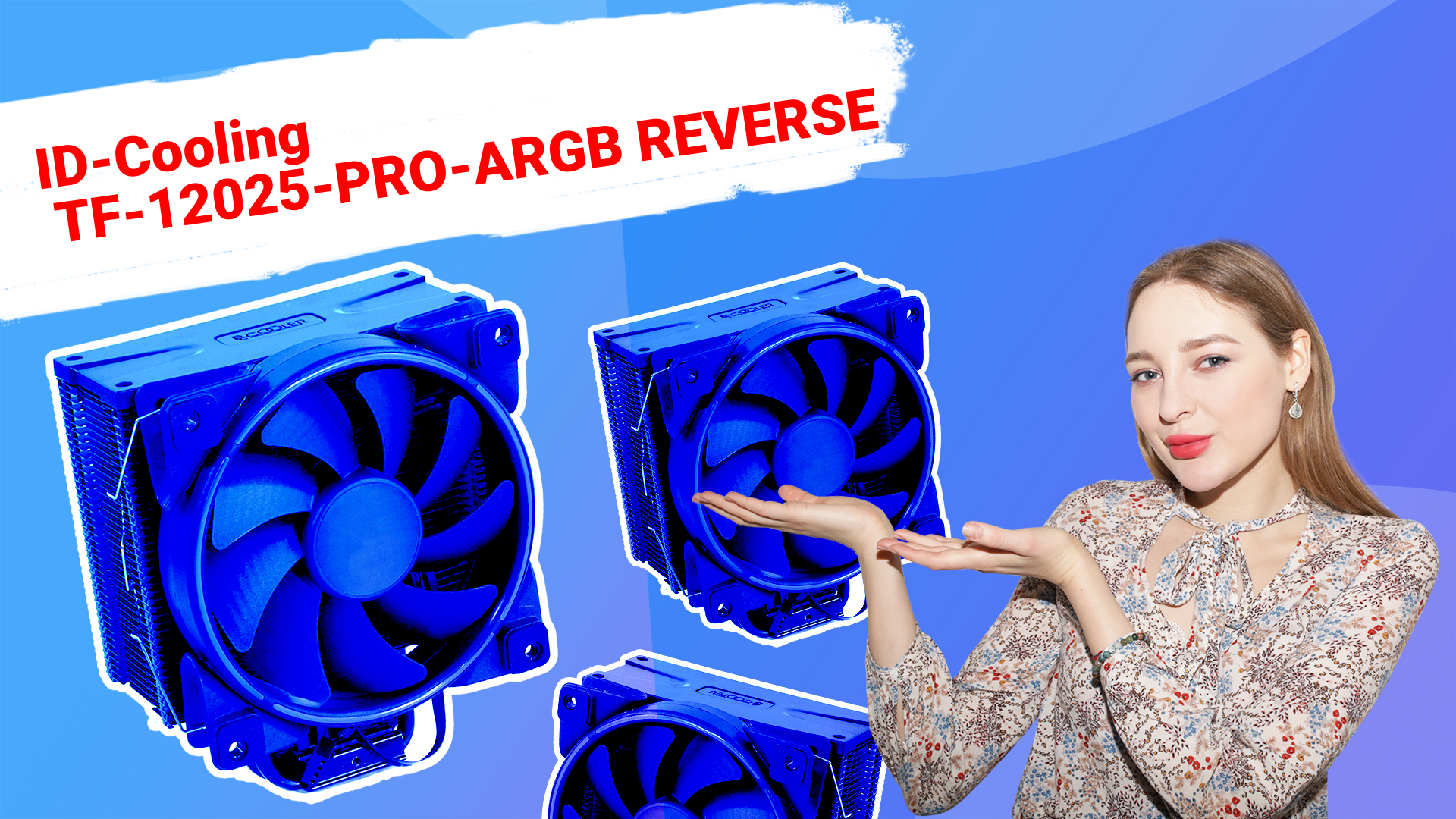 НИКС Компьютерный Супермаркет: видео про вентилятор ID-Cooling TF-12025-PRO-ARGB REVERSE