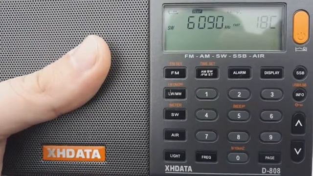 Еще один коротковолновый прием радиостанций в диапазоне 49 метров (22.03.2019)