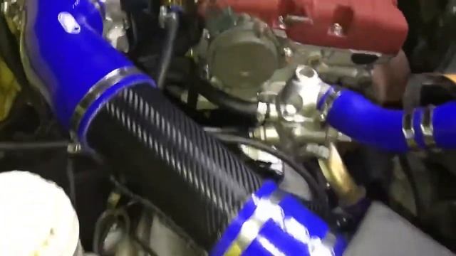 PROTON SAGA LMST 4G61 DOHC ECI Fuel Injection Engine Samco Hose Apexi Air Filter Idling Sound