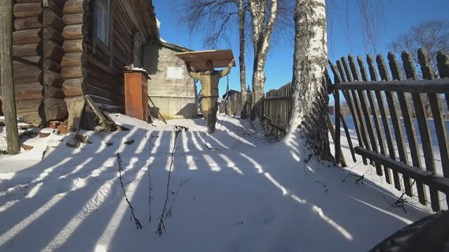 Еду в деревню спасать старинный шкаф ! Обзор самодельного снегохода !