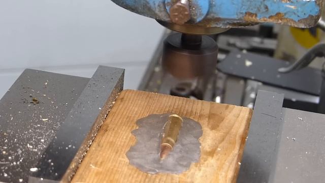 Cutting a bullet in half - cross sectioning ammunition