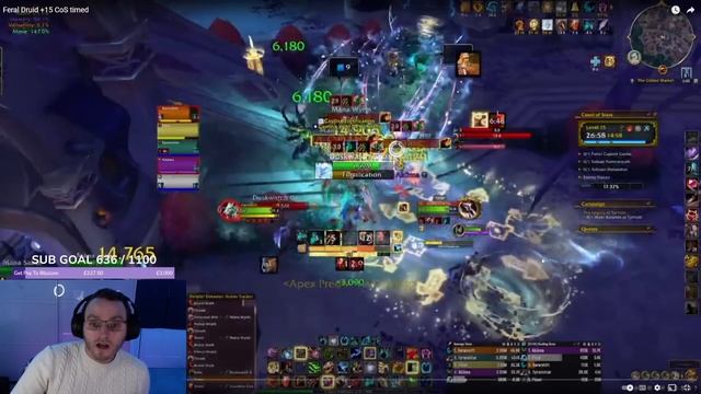 RANK 1 FERAL M+ COACHES VIEWERS - Cos +17 Rotation, Utility and MORE (Lopsided submission)