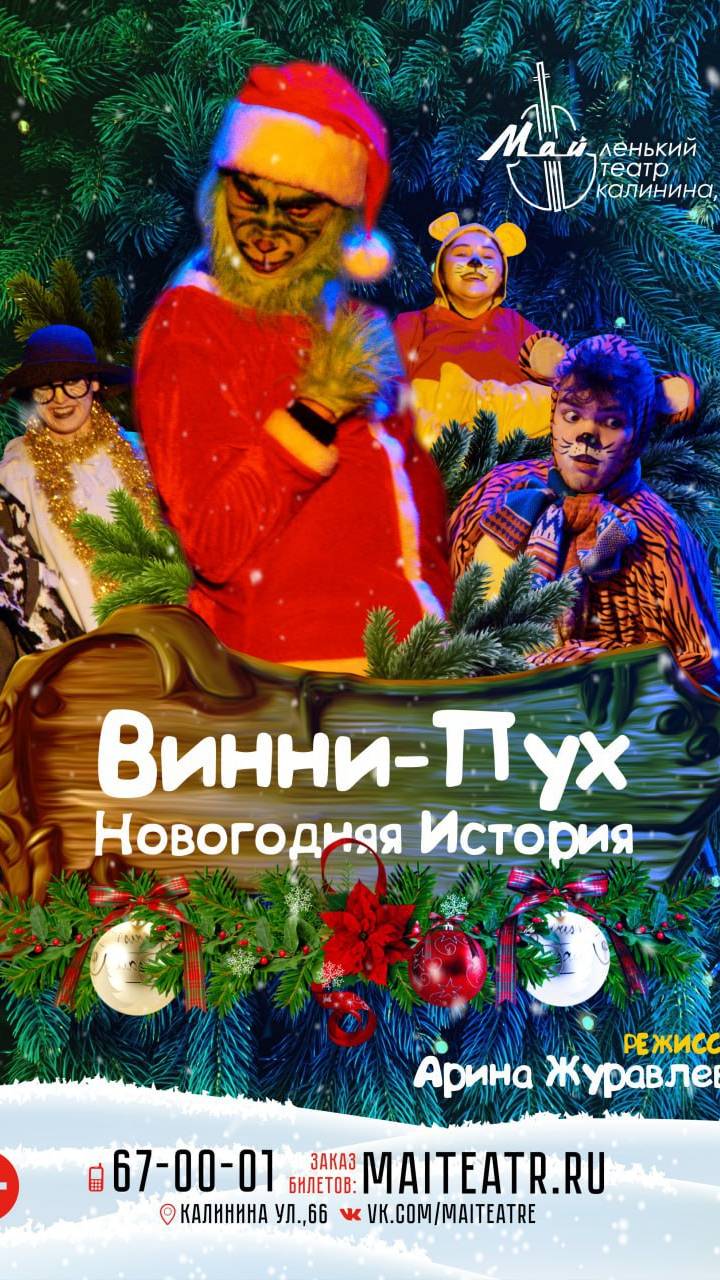 «Винни Пух. Новогодняя история»
Детский новогодний спектакль / 3+