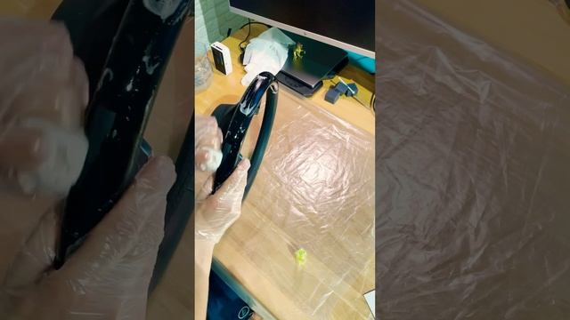 Как покрасить руль за 1000 рублей #авто #детейлинг #руль