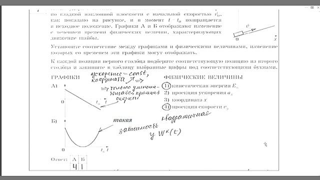 5. Кинематика, Задания №7, ОБРАЗЦЫ