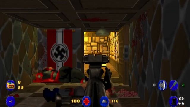 Brutal Wolfenstein 3D V7.0 Spear Of Destiny - Floor 13
