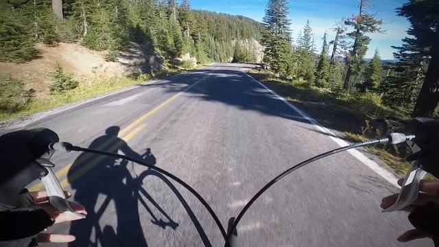 Crater lake bike ride