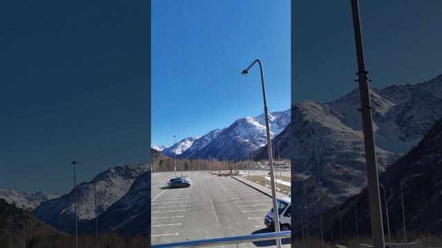 Парковка возле Эльбруса 🚗🏔️