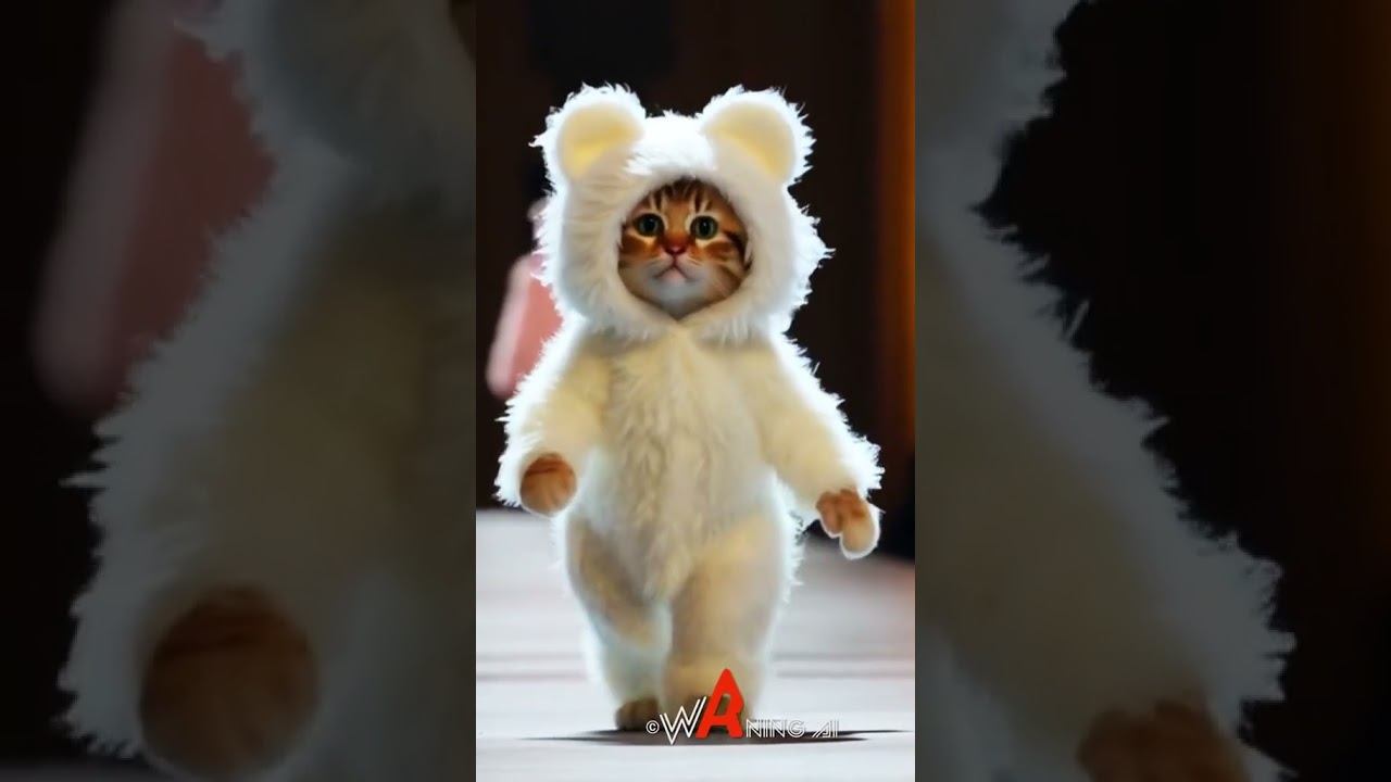 Seals and fashion show #ai #cats #aicat #cat #catcute #cutecat