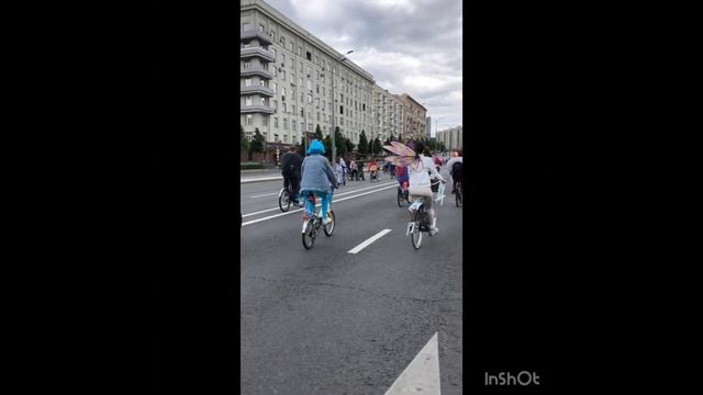 Велофест в Москве по Садовому кольцу (21 мая 2023 года).