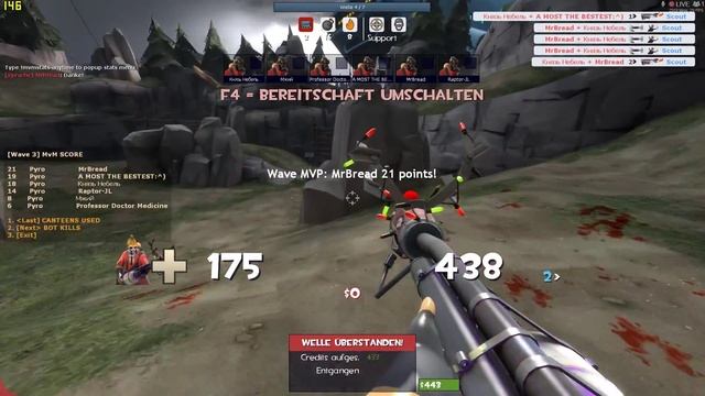 TF2: MVM - 6 Pyro (Mannworks Advanced) - Пиромания в квадрате