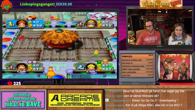 GamingGrannar Livestream: DAVE & EKKen spelar Game Cube/Mario Party!