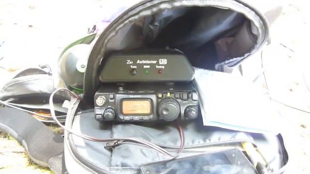 FT-817ND portable on a mountain peak