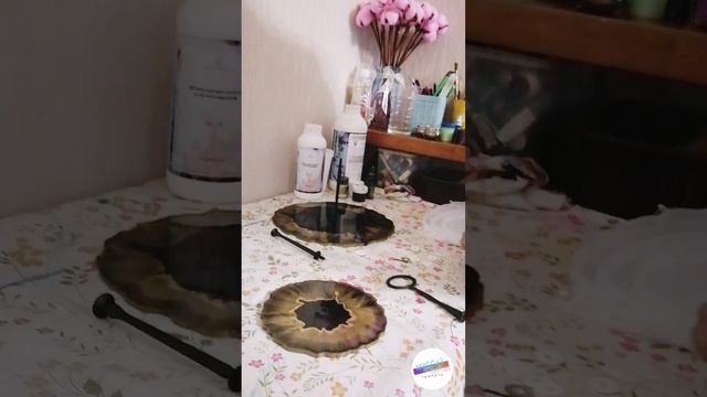 Этажерка из эпоксидной смолы #эпоксиднаясмола