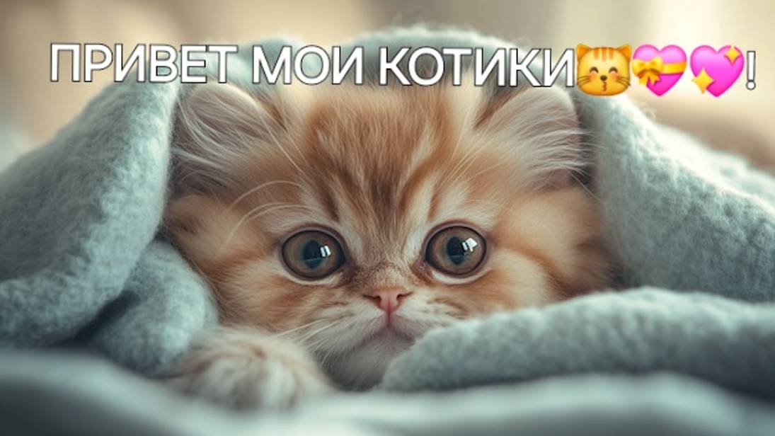 Моё первое видео приветствие🐱👋