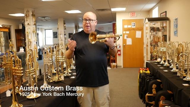 1925  New York Bach Mercury Trumpet for sale at Austin Custom Brass