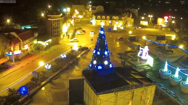 Вебкамера "Площадь Советская". Запись 26.12.2017 21:00:04