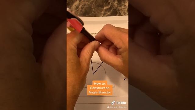 How to Construct an Angle Bisector