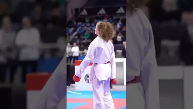 София Ляскало на Youth League Karate1 в Венеции