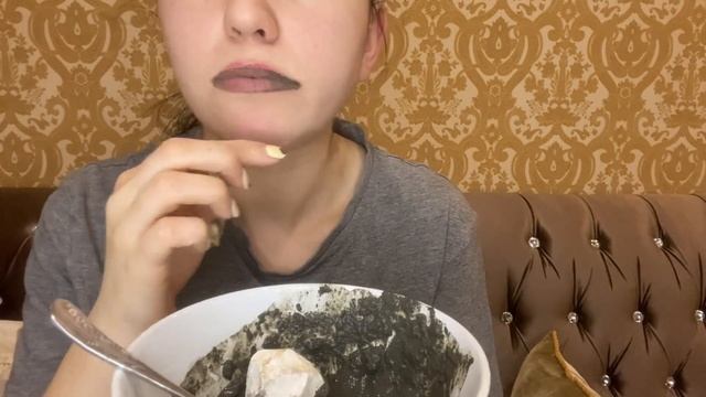 MUKBANG ASMR eating Зефир в Пасте из Чародейки